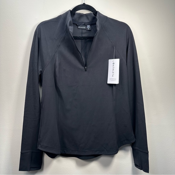 Athleta Salutation Half Zip, Powervita Black XL - Picture 5 of 16